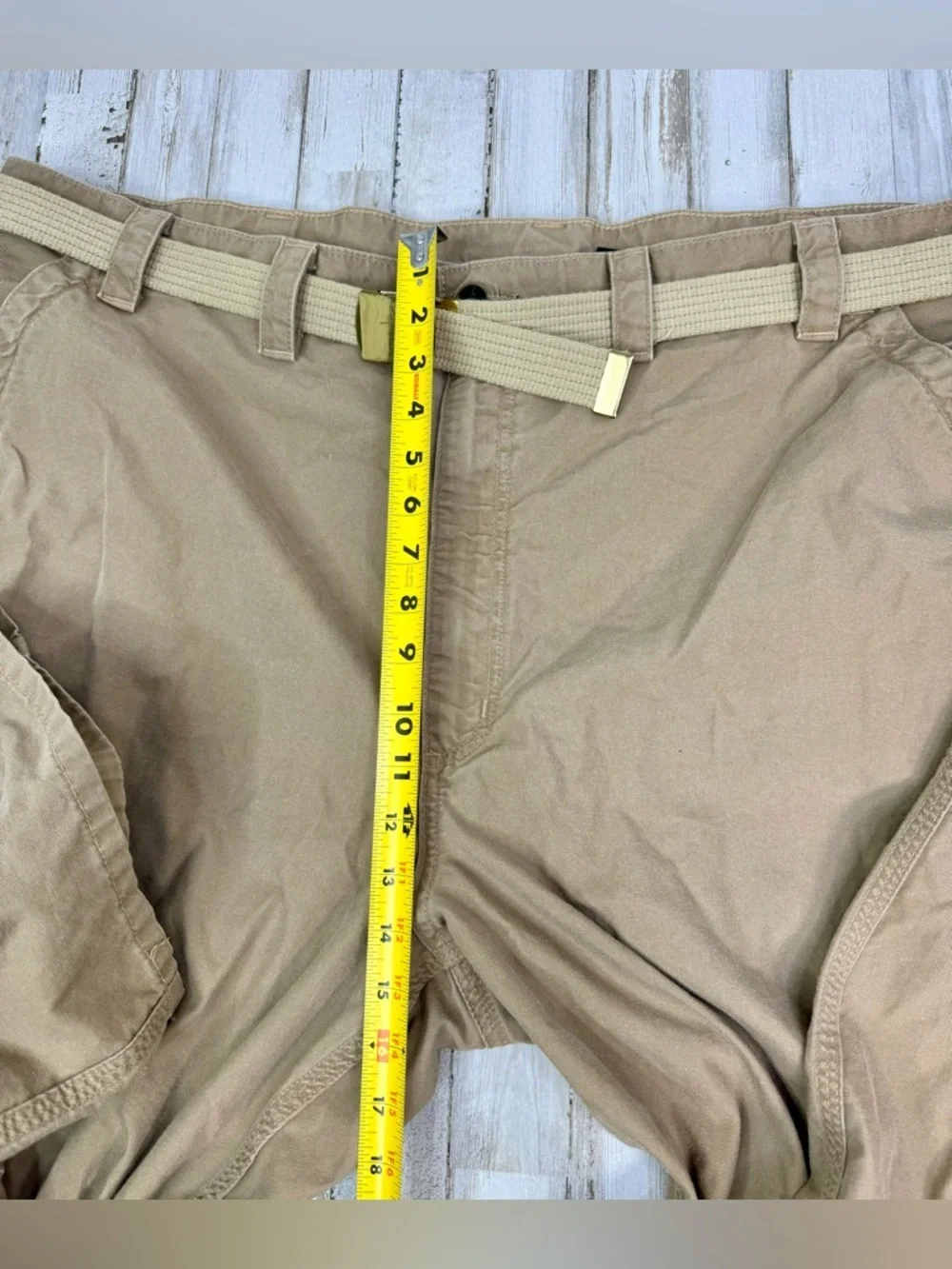 Carhartt Men's Tan Carpenter Cargo Tan Pants Size 48x31 Loose Fit